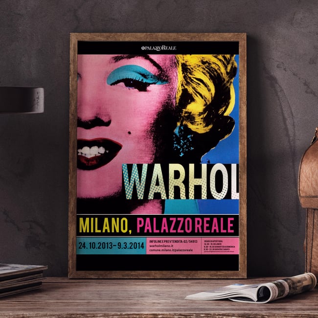 Marilyn Monroe Palazzo Reale | Andy Warhol | 2014 | Exhibition Poster | Wall Art Print | Home Decor
