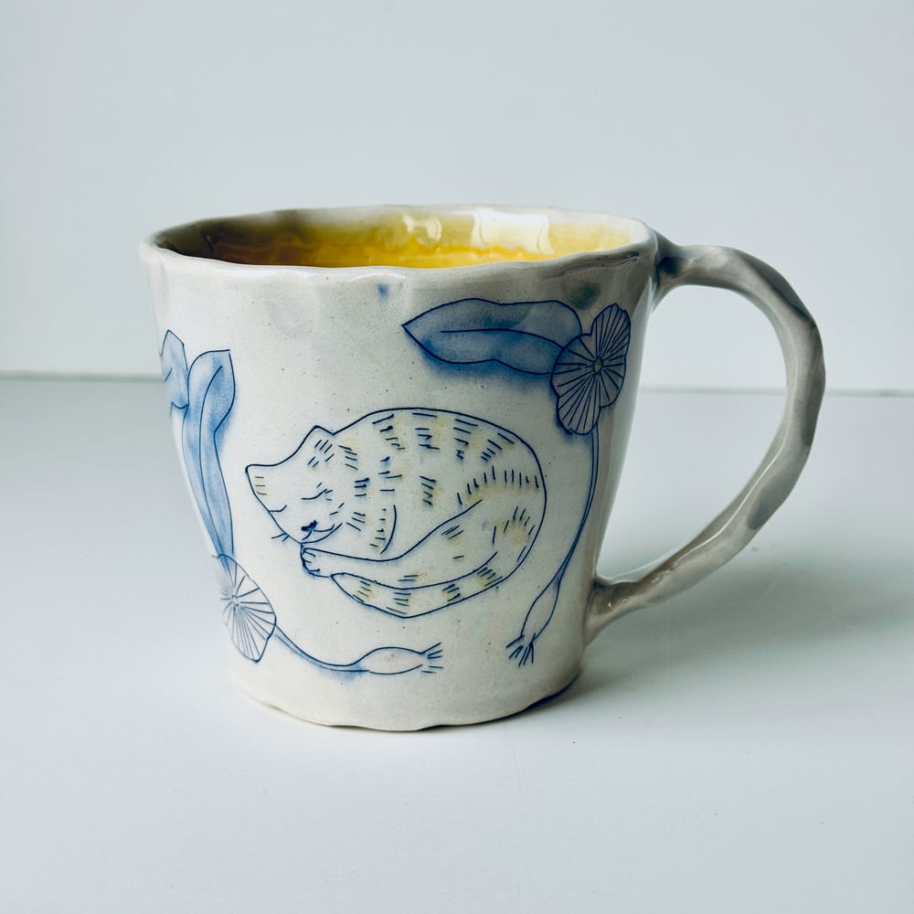 Image of Sleeping Wildcat Mug