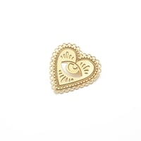 Image 1 of Pin's Milagro Cœur sacré 