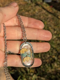 Image 3 of Oval Lilly of the Valley Necklace