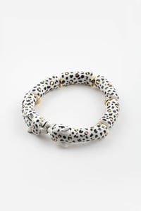 Image 3 of BRACCIALE LEOPARDO BIANCO