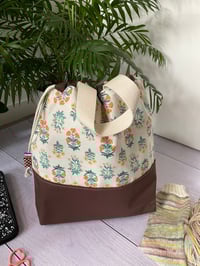 Image 2 of Sac à Projets taille M,  poche avant transparente : Un dimanche à la campagne