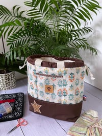 Image 1 of Sac à Projets taille M,  poche avant transparente : Un dimanche à la campagne