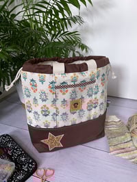 Image 3 of Sac à Projets taille M,  poche avant transparente : Un dimanche à la campagne