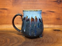 Blue Iron Drip Footie Mug