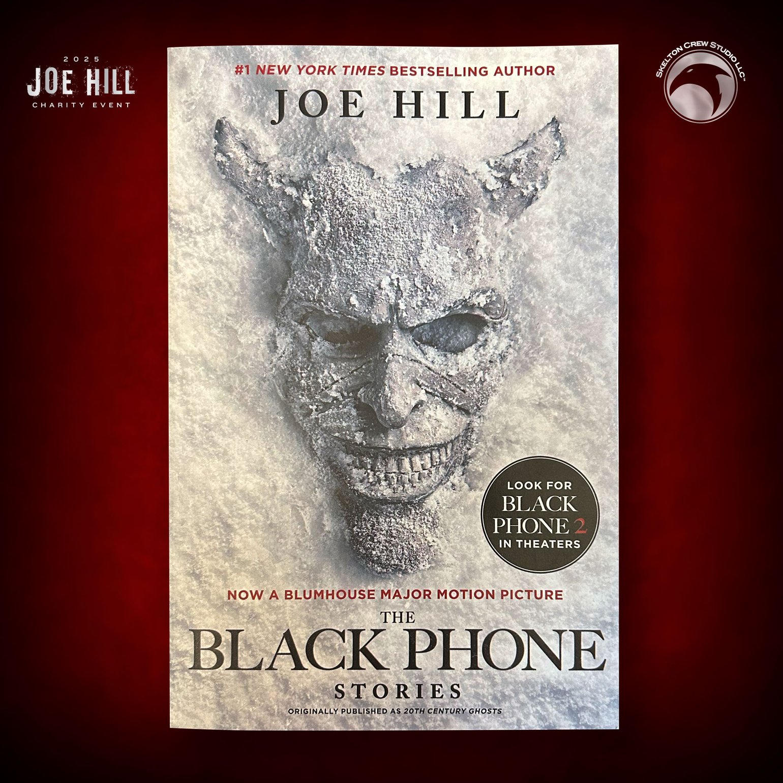 Image of JOE HILL 2025 CHARITY EVENT 71: SIGNED/DOODLED The Black Phone Stories PB