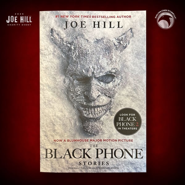 Image of JOE HILL 2025 CHARITY EVENT 71: SIGNED/DOODLED The Black Phone Stories PB