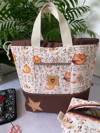 Image 2 of Sac à Projets taille M, poche avant : Renard Endormi