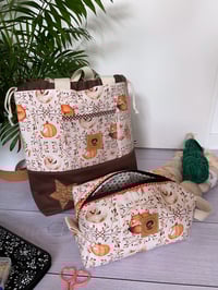 Image 4 of Sac à Projets taille M, poche avant : Renard Endormi