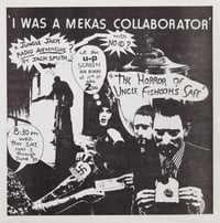 Jack Smith Poster for I Was a Mekas Collaborator, 1978