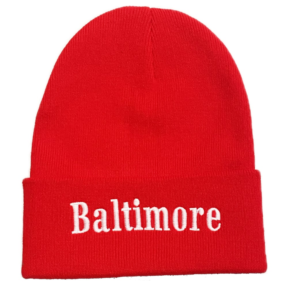 Image of Baltimore Reds Beanie (free shipping)