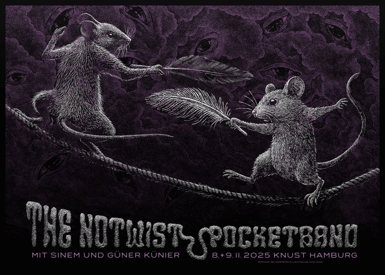 Image of »The Notwist - Pocketband« Gig Poster 