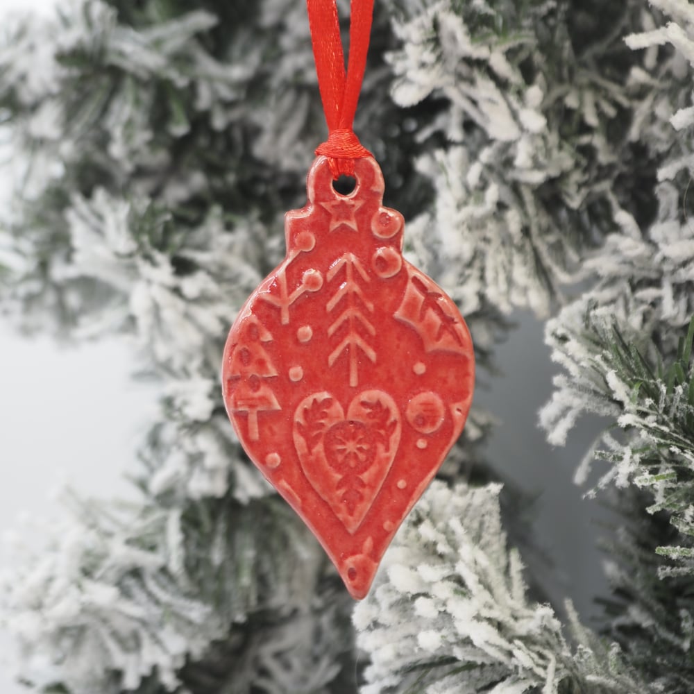 Image of Red Christmas Ornament