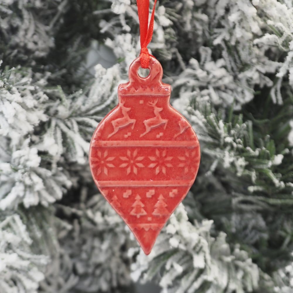 Image of Red Christmas Ornament