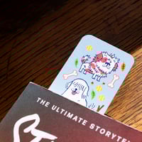 Image 5 of Double-sided bookmarks (Doggos, Kitties & bookworm)