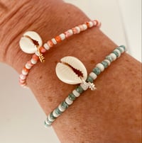 Image 3 of Cowrie Cove Beaded Bracelet