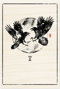 Image 2 of You and Me - Wood print 20x30 cm / 8x12″