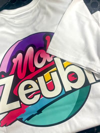 T Shirt Classic White Mobi Zeubi + Sticker