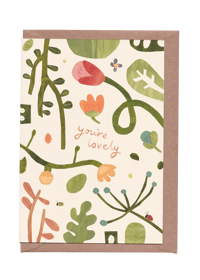 'You're Lovely' Card