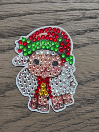 Christmas lamb magnet 