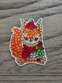 Mr. Christmas fox magnet 
