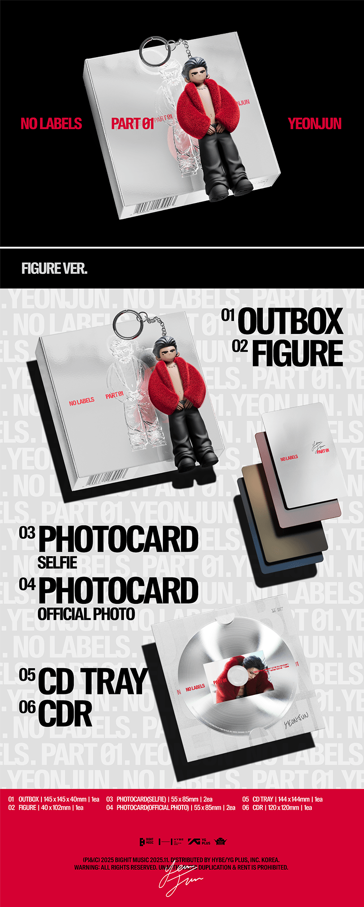 Image of [PRE-ORDER] TXT Yeonjun ‘NO LABELS: PART 01’ (Figure Ver.)