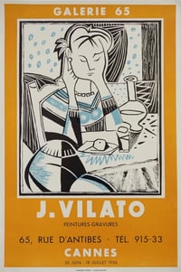 Image 2 of j vilato poster / galerie 65 / 24/095