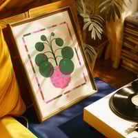 Image 2 of Pilea Era - Botanical Art Print 