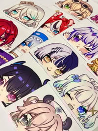Image 1 of Vtubers Vocaloid Peek-a-boo stickers