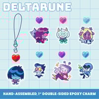 Image 3 of DELTARUNE Phone Charms