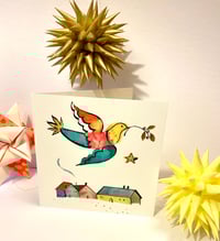 Image 3 of 5x Dove Christmas Cards