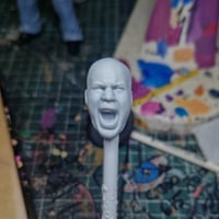 Kurt Angle (Peak TNA - shouting) 3D printed head 