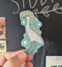 Sandhill crane sticker