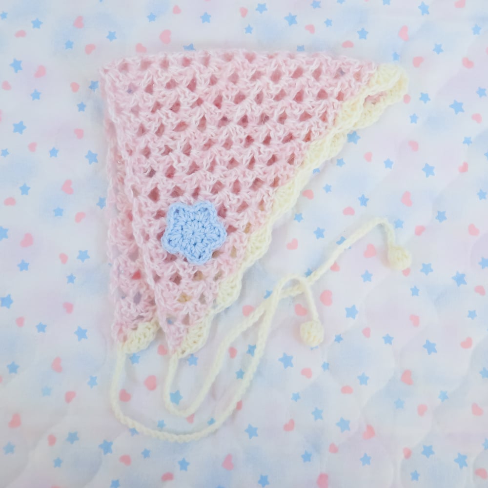 Starry Crochet Bandana Headdress