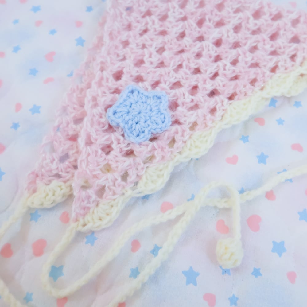 Starry Crochet Bandana Headdress