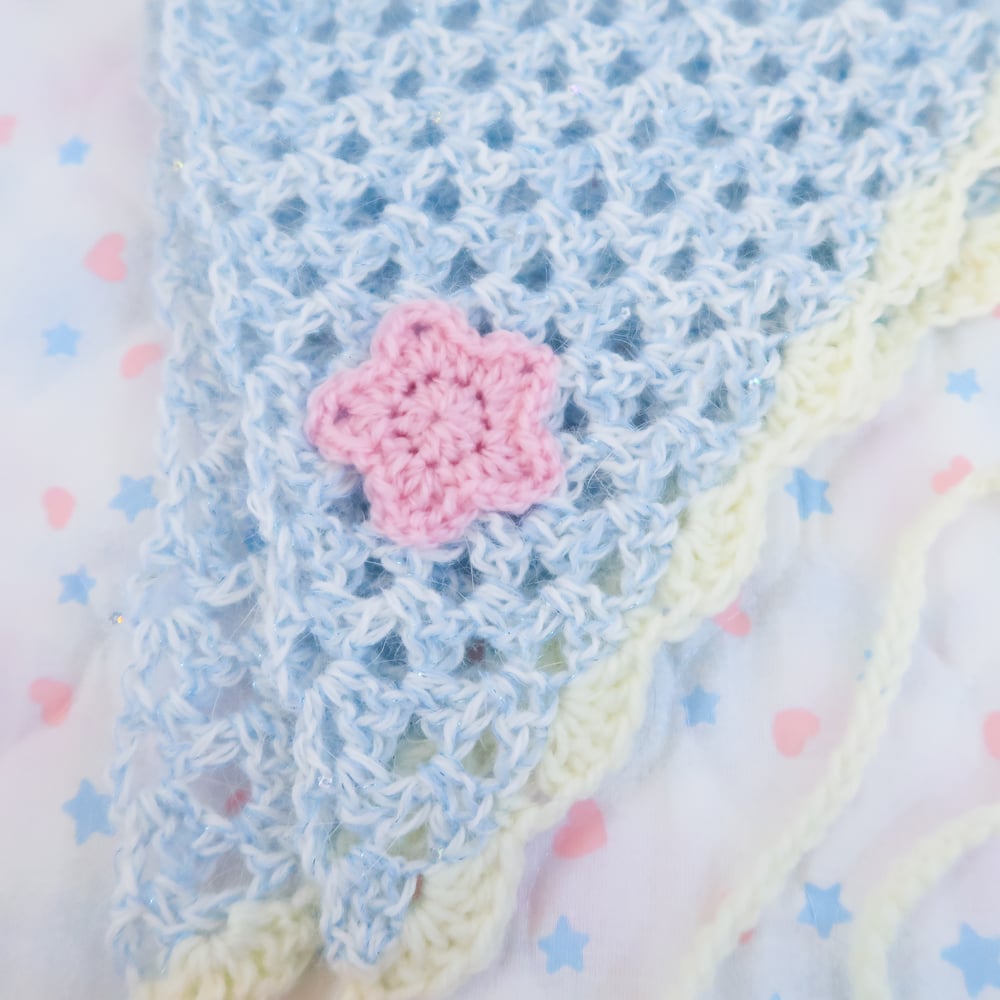 Starry Crochet Bandana Headdress