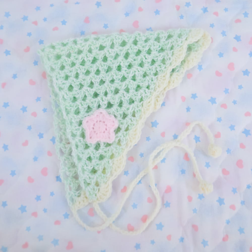 Starry Crochet Bandana Headdress