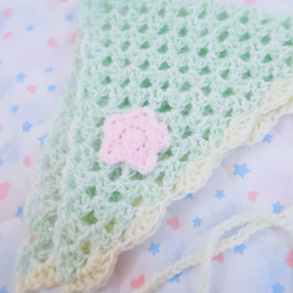 Starry Crochet Bandana Headdress