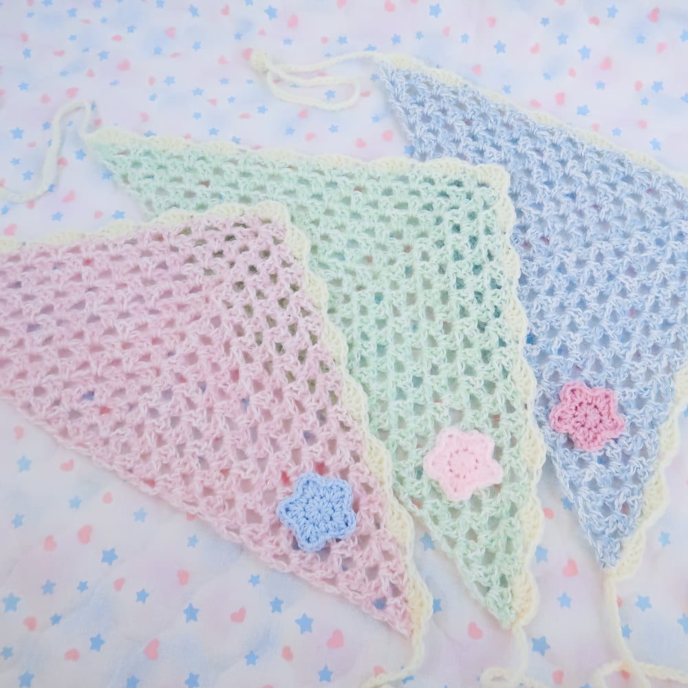 Starry Crochet Bandana Headdress