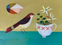 Image 1 of The Klee Bird (with white frame)