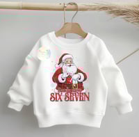 Image 2 of Santa says Six Seven christmas sweaters for boys & girls 