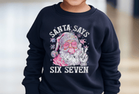 Image 5 of Santa says Six Seven christmas sweaters for boys & girls 
