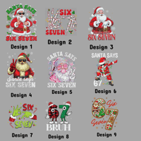 Image 6 of Santa says Six Seven christmas sweaters for boys & girls 