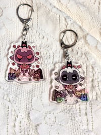 Image 3 of Hollow knight Cult of the lamb keychains