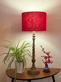 Image 1 of Washed Linen Red Shade