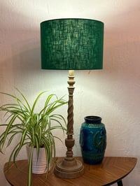 Image 1 of Washed Linen Green Shade