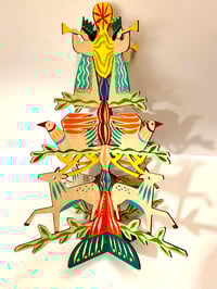 Image 1 of Hand-painted plywood Christmas Centrepiece