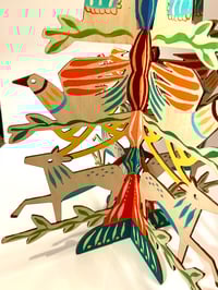 Image 4 of Hand-painted plywood Christmas Centrepiece