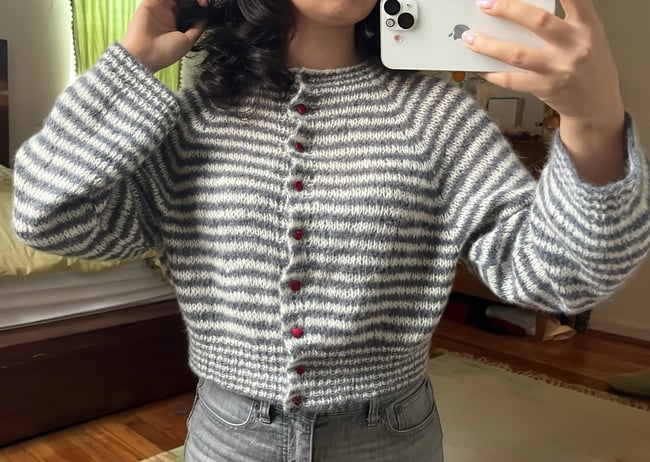 Stripey Cardigan 