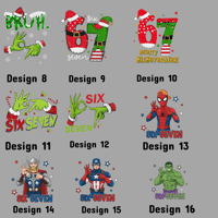 Image 7 of Santa says Six Seven christmas sweaters for boys & girls 